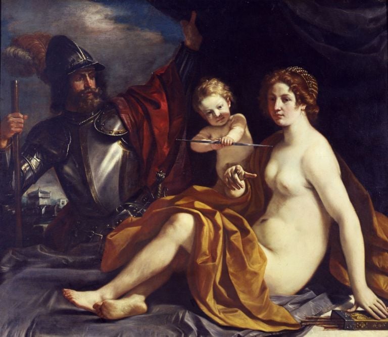 Guercino, Venere Marte e Amore, 1633. Gallerie Estensi, Modena