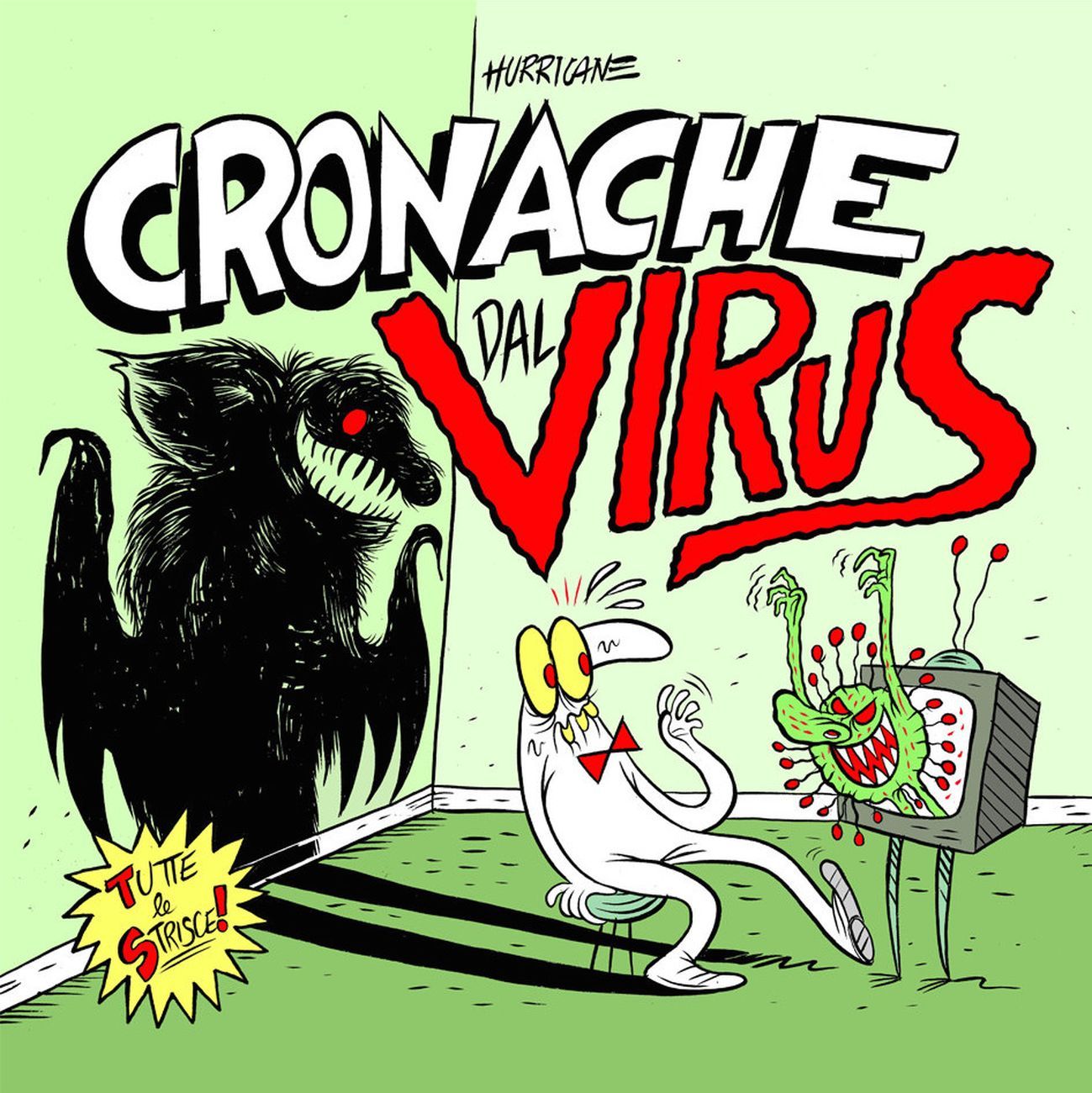 Hurricane Cronache dal virus (Eris Edizioni, Torino 2020). Copertina