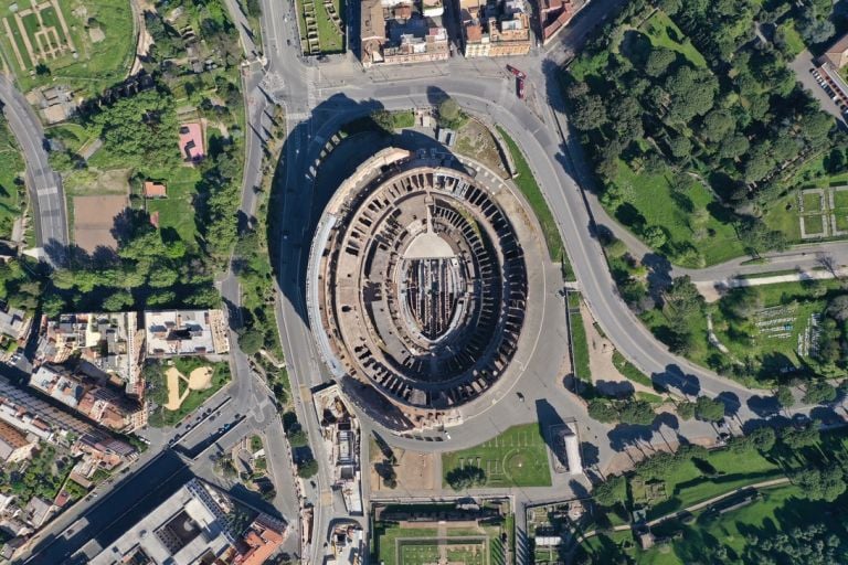 Il Colosseo ripreso dal drone