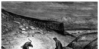 Illustrazione di Gustave Doré per la Divina Commedia di Dante Alighieri, Inferno, tavola 2, 1857