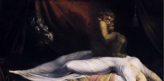 Johann Heinrich Füssli, L'incubo, 1781. Detroit Institute of Arts