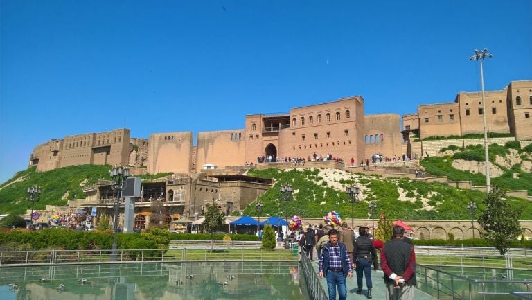 La Cittadella di Erbil. Piazza delle fontane