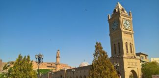 La Cittadella di Erbil. Veduta dalla piazza