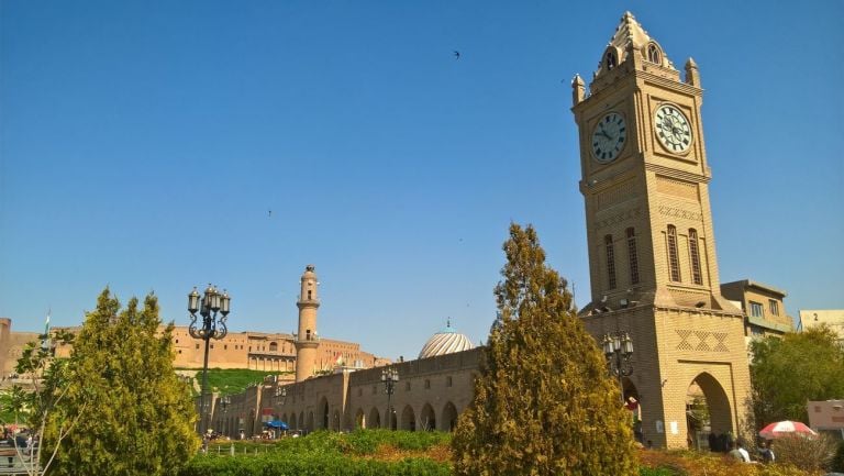 La Cittadella di Erbil. Veduta dalla piazza