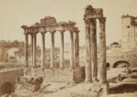 Lempertz 1161 804 Photography incl Rome in Early Photographies - Auguste Rosalie Bisson called Bisson Jeune Roman Forum Temple of Saturn and Temple of Jupiter