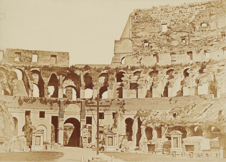 Lempertz 1161 826 Photography incl Rome in Early Photographies - Anonymous Interior View of the Colosseum