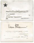 Luca Pancrazzi, CF, 2001, smalti e terzofuoco su terracotta, 5,5x8,5 cm. Opera realizzata ed esposta alla Prima Biennale di Ceramica di Albissola, 2001