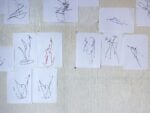 Marco Emmanuele. Drawing Machine #8. Installation view at Casa Vuota, Roma 2020