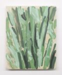 Marco Eusepi, Senza titolo (Cactus), 2020, acrilico su tela, 30x24 cm