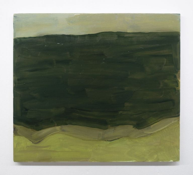 Marco Eusepi, Senza titolo (Campi), 2020, olio su tela, 45x50 cm