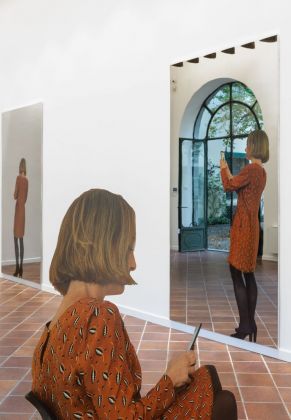 Michelangelo Pistoletto, dalla serie “Comunicazione”, 2018. Installation view at Galleria Giorgio Persano, Torino 2020. Photo Nicola Morittu. Courtesy Galleria Giorgio Persano