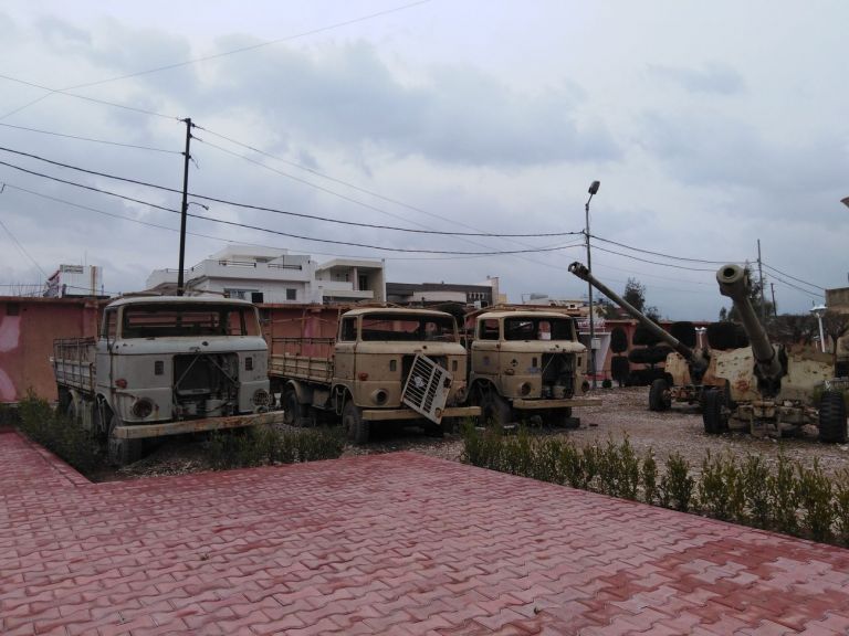 Museo Nazionale di Amna Suraka di Sulaymaniyah. Camion militari