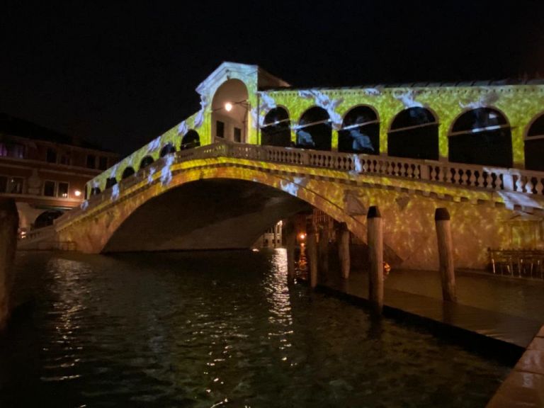 Natale di Luce 2020, Ponte di Rialto, Venezia