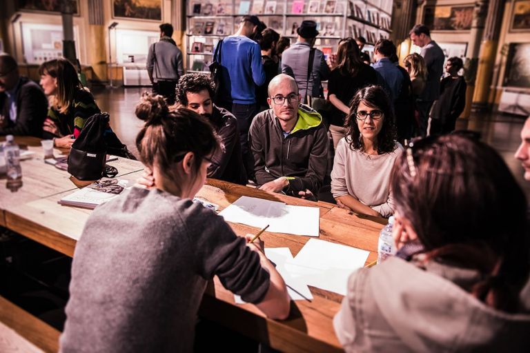 New Generaitons Festival 2017, Roma. Workshop Brainstorming Session, Acquario Romano. Photo © Giordano Solimando