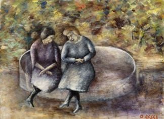 Ottone Rosai, Donne sulla panchina, 1923 24