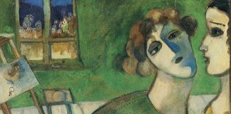 Sylvie Forestier – Chagall. La scena umana (Jaca Book, Milano 2020). Dettaglio della copertina