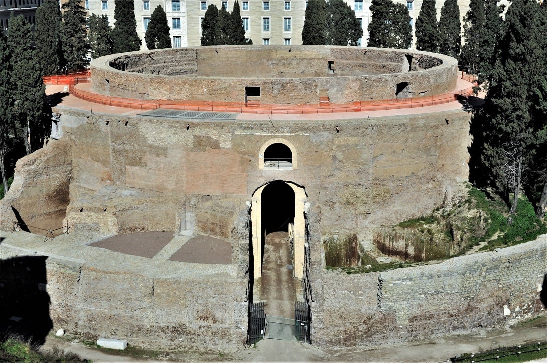 Veduta dall’alto del Mausoleo di Augusto