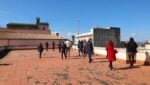 Visita guidata, particolare della terrazza di Palazzo Beneventano, gennaio 2019, photo Luigi Ieno