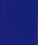 Yves Klein, Monochrome bleu sans titre, 1959