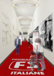 Rendering del progetto Cabina ACE di Roma Termini - galleria