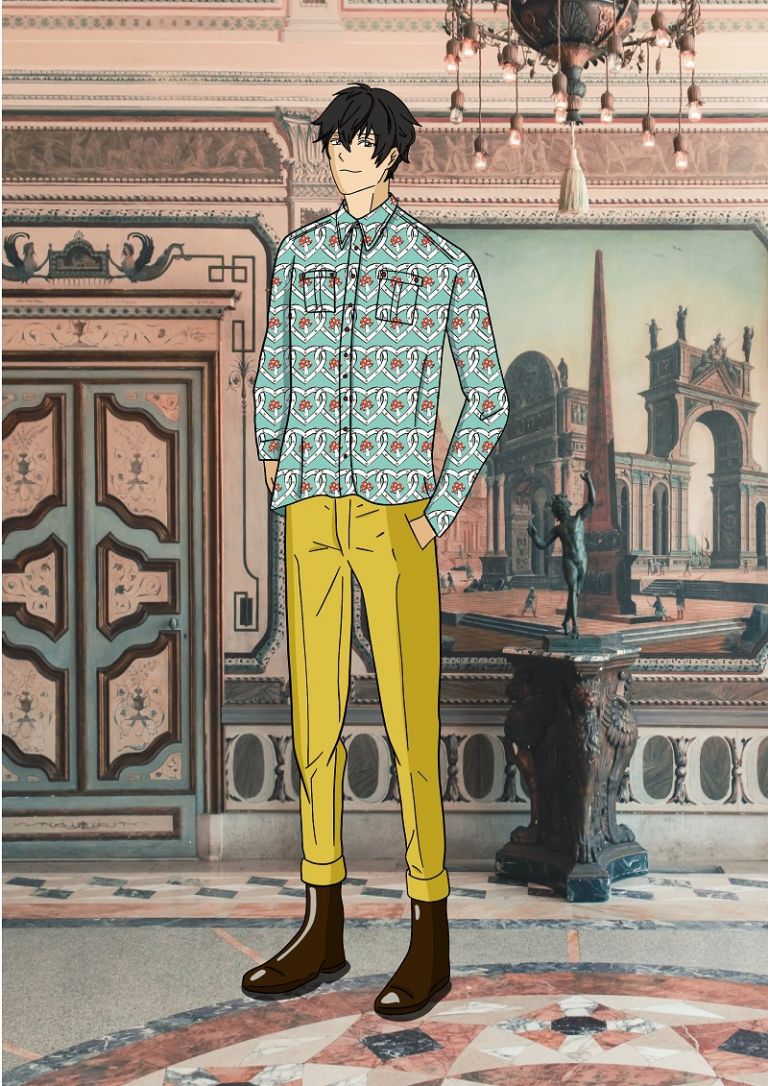 Alessandro Enriquez FW 21 22 _credits cartoon illustration @fashiontomanga