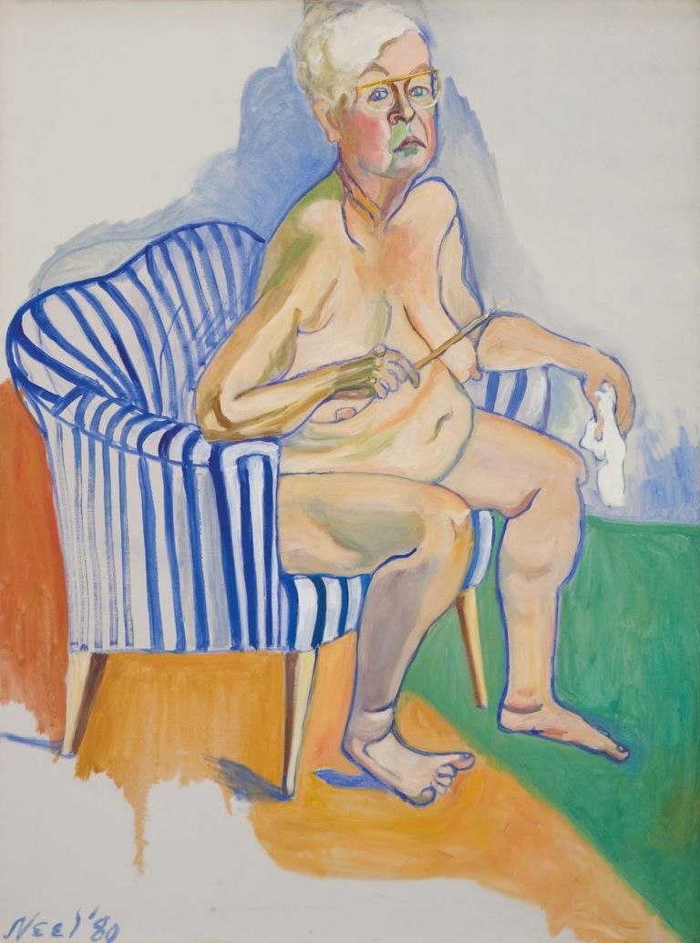 Alice Neel, Self Portrait, 1980. National Portrait Gallery, Smithsonian Institution, Washington DC © The Estate of Alice Neel