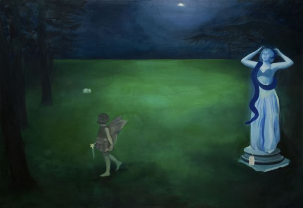 Beatrice Alici, The Sanctuary, 2020, olio su tela, 199x289 cm
