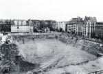 Centre Georges Pompidou, l'inizio dei lavori alle fondamenta, 1972. Photo H. Baranger & Cie © H. Baranger & Cie