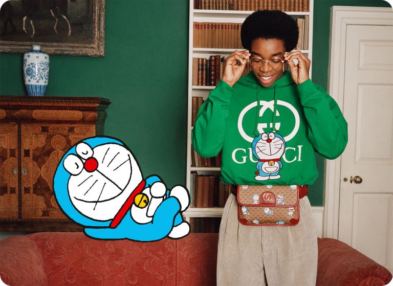 Doraemon X Gucci Direttore Creativo: Alessandro Michele Art Director: Cristopher Simmonds Fotografia: Angelo Pennetta