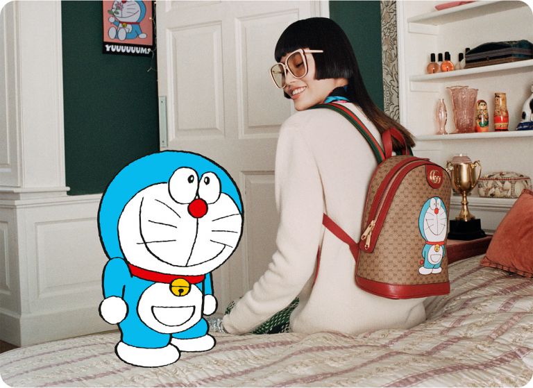Doraemon X Gucci Direttore Creativo: Alessandro Michele Art Director: Cristopher Simmonds Fotografia: Angelo Pennetta