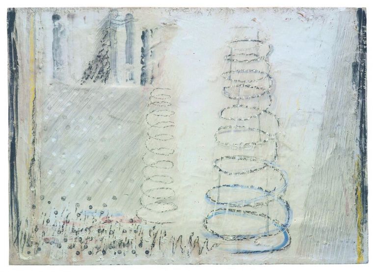 Fausto Melotti, Senza titolo 4B, 1964, gesso, tecnica mista, 54x75,5 cm. Courtesy Studio 53 Arte. Photo © Studio 53 Arte