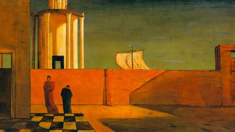 Giorgio de Chirico, L’enigma dell’arrivo e del pomeriggio, 1911