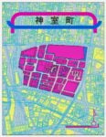 Konstantinos Dimopoulos ‒ Virtual Cities (Unbound, Londra 2020). Mappa di Kamurocho da Yakuza 0