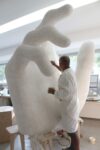 La Mano del Colosso, parte dell’allestimento dell’esposizione Homo Faber 2018. Photo © Fablab Venezia