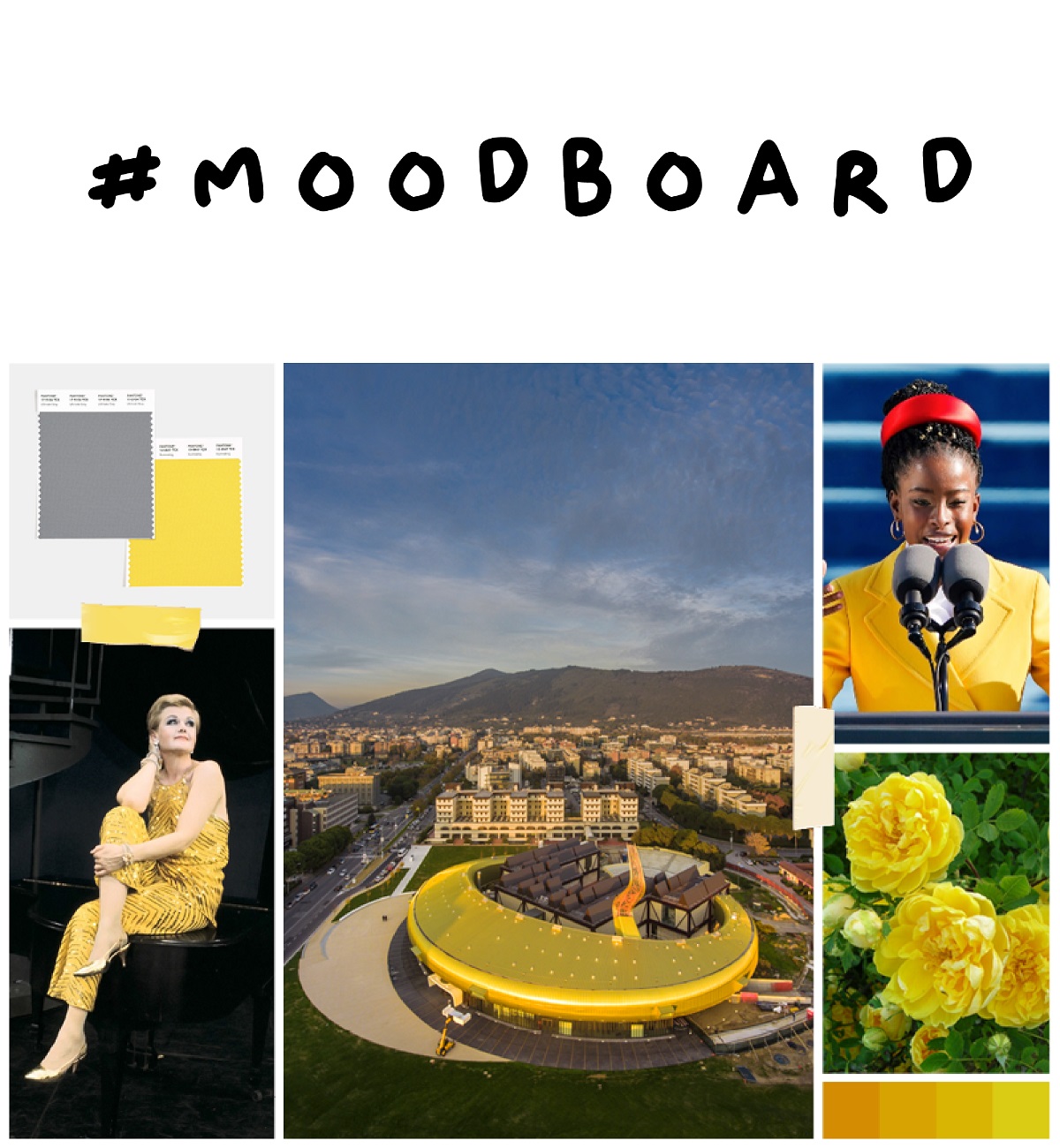 Lara Facco #moodboard giallo