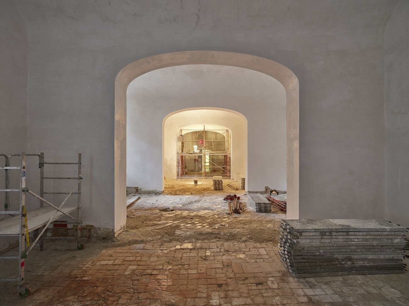 Lo spazio che ospiterà il nuovo Museo Bodoniano a Parma. Photo Giovanni Hänninen