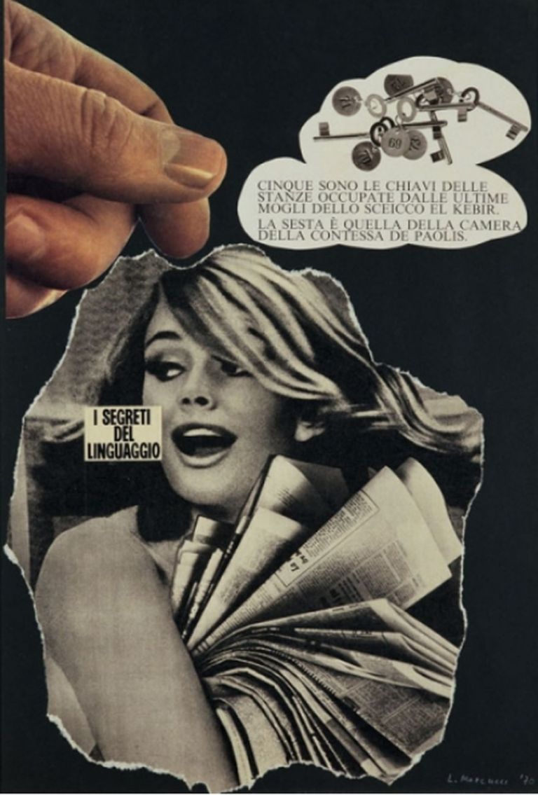 Lucia Marcucci, I segreti del linguaggio, 1970. Courtesy l'artista