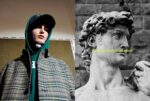 MSGM 10!Backstage by DUST Magazine Men’s Fall_Winter 2017. David by Michelangelo Buonarroti (detail of head). Galleria dell’Accademia di Firenze.