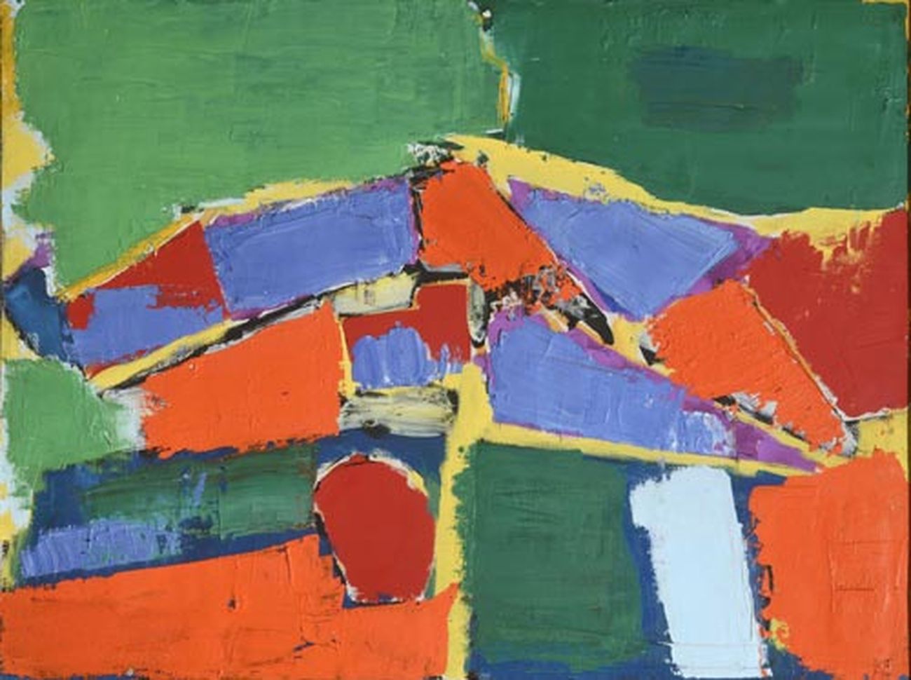 Nicolas de Staël, Sicilia, 1953. Collezione privata. Photo © Christie’s Images – Bridgeman Images