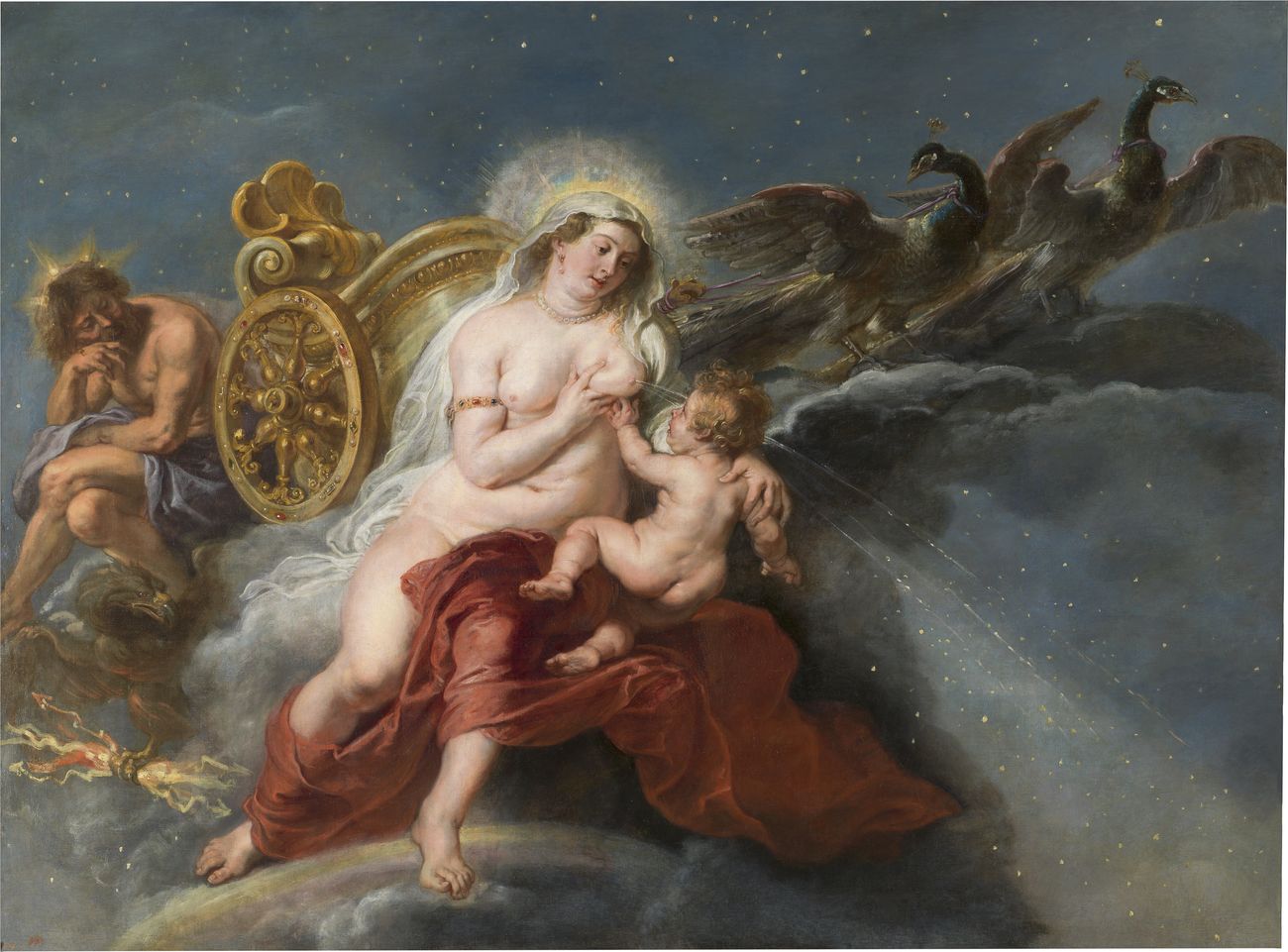 Pieter Paul Rubens, Origine della Via Lattea, 1635-38. Museo Nacional del Prado, Madrid