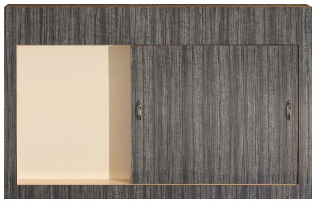 Richard Artschwager, Sliding Door, 1964, formica su legno, maniglie in metallo, 105.7 x 168 x 15.6 cm © 2020 Richard Artschwager Artists Rights Society (ARS), New York. Photo Roland Schmidt