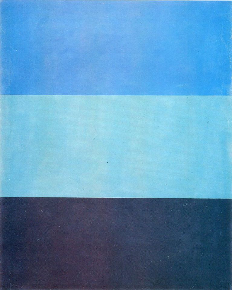 Rocco Borella, Blu, 1985. Museo di Villa Croce, Genova