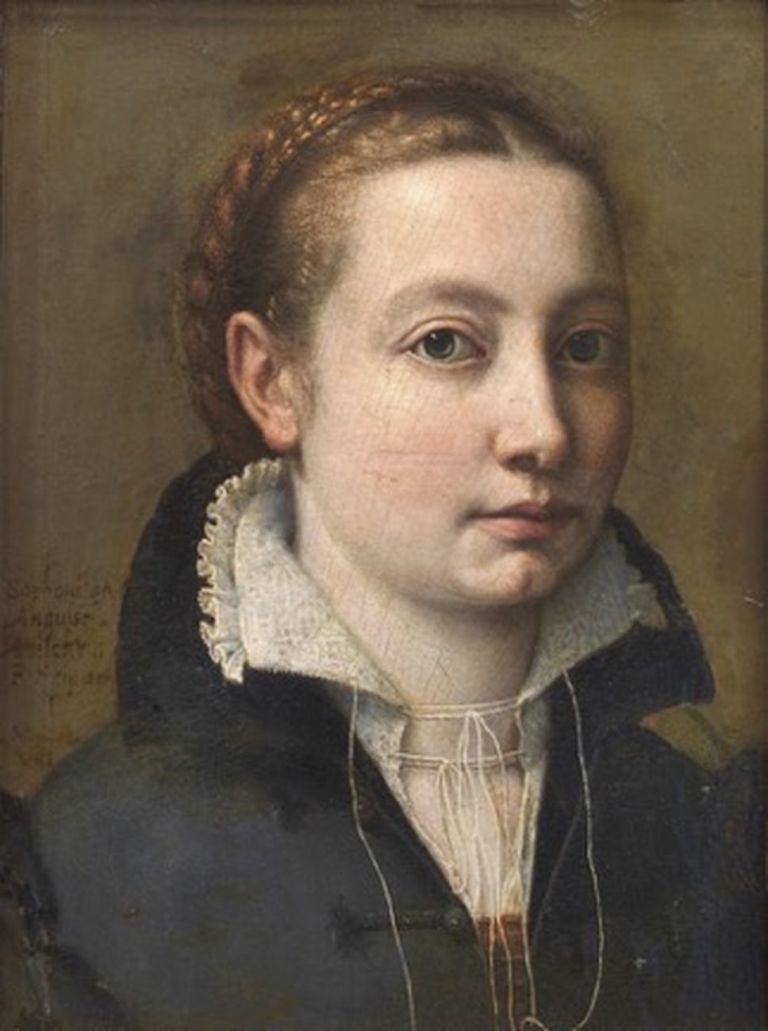 Sofonisba Anguissola, Autoritratto, 1558. Galleria Colonna, Roma