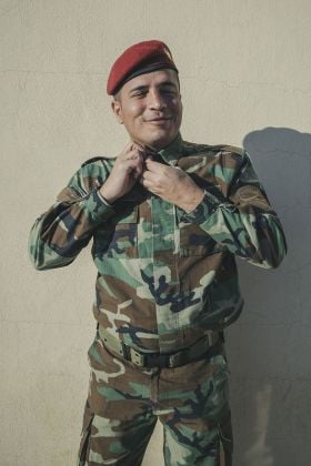 Stefano Sbrulli, Peshmerga