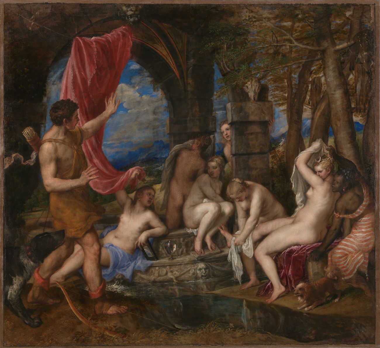 Tiziano Vecellio, Diana e Atteone, 1556–59 © The National Gallery, Londra