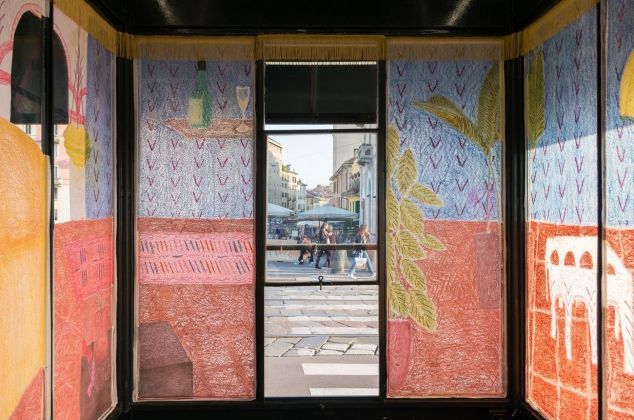 Una stanza tutta per sé. Ottavia Plazza. Installation view at Edicola Radetzky, Milano 2019