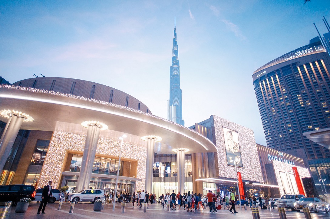 Una veduta del Dubai Mall