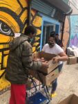 Vanessa Hernandez, [Distributing food to community members in Hunts Point], June 5, 2020, Courtesy Council of Family and Child Caring Agencies and Graham Windham