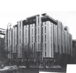 Via Cola di Rienzo, Roma, Archivio Ciaramaglia. Immagine tratta da Alvaro Ciaramaglia Architetture Romane 1960-2005 di Paola Rossi, Prospettive Edizioni 2009