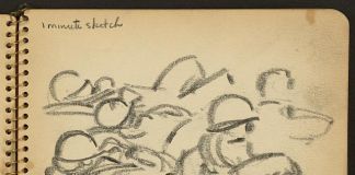Victor A. Lundy, 1 minute sketch, 1944